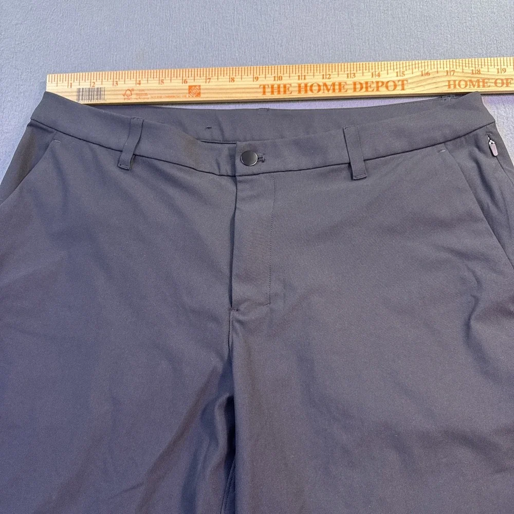 Lululemon Commission Short 9 Classic Black Mens Size 36 LM7BMIS Golf Commuter